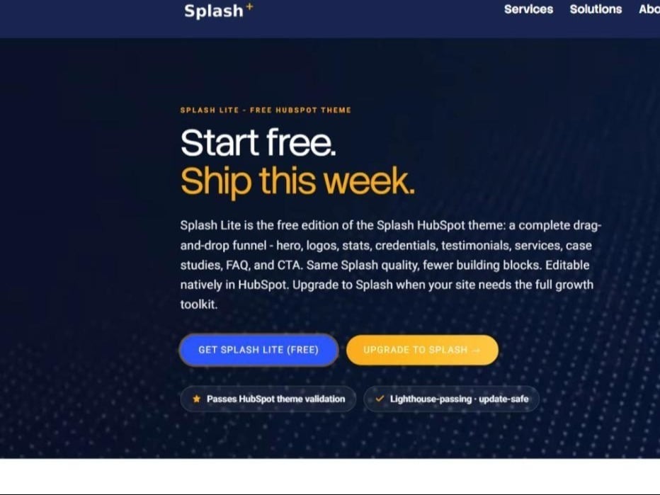 A complete site, free