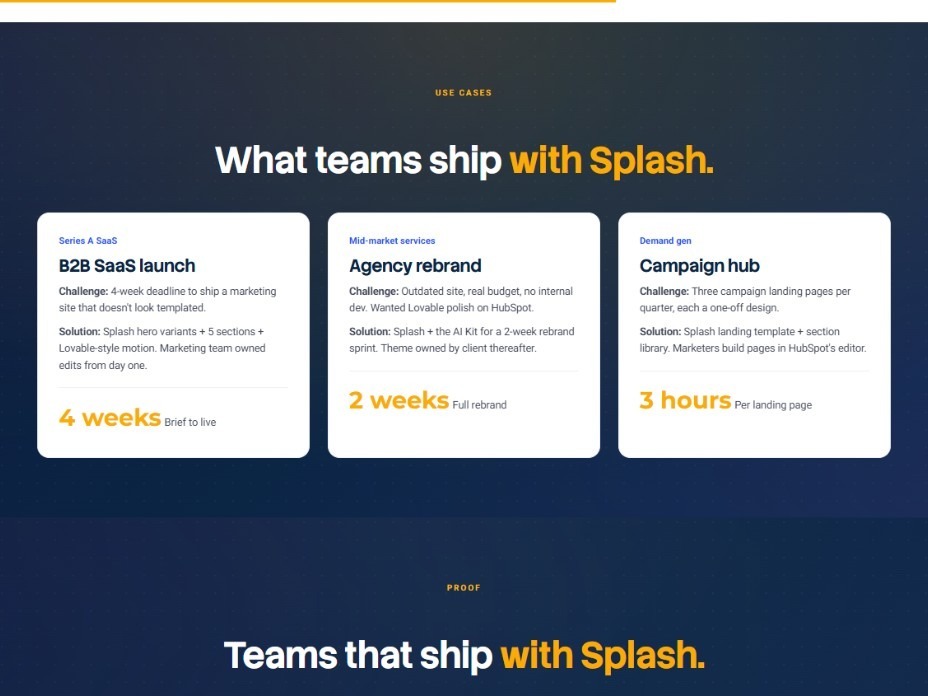Rebrand from one screen